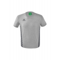 Erima Leisure T-shirt Essential Team - soft cotton blend, classic cut - light grey/grey Men